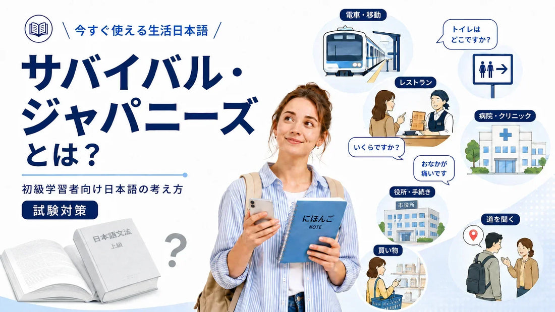 サバイバル・ジャパニーズとは？初級学習者向け日本語の考え方