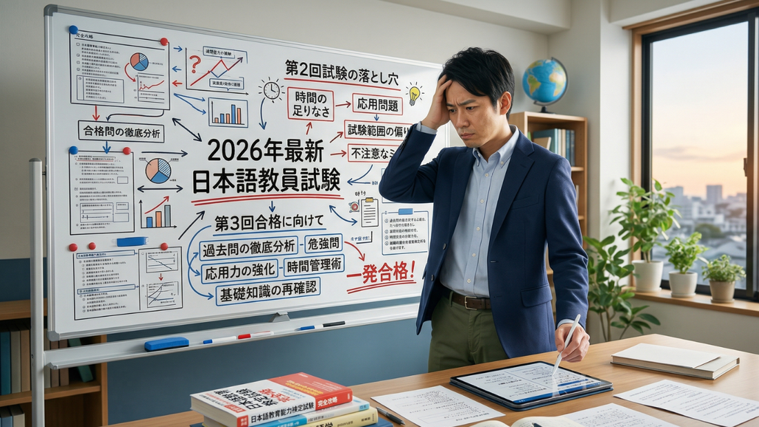 【2026年最新】日本語教員試験対策｜第2回試験から見えた「落とし穴」とは？第3回に一発合格するための学習法